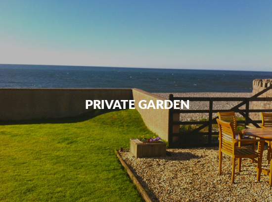 PRIVATE GARDEN with DIRECT ACCESS TO LOVELY BEACH